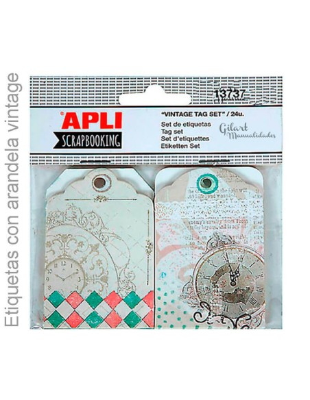 Toque vintage: 24 etiquetas para revivir recuerdos en tus proyectos de papel.