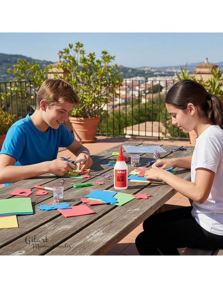 Silicona Apli: une goma EVA y otros materiales con precisión en tus proyectos creativos