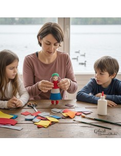 Fieltros A4 multicolor: color y tacto suave para crear piezas únicas