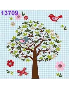 Servilletas de papel decoupage Árbol. Decoración natural y artesanía de temporada.