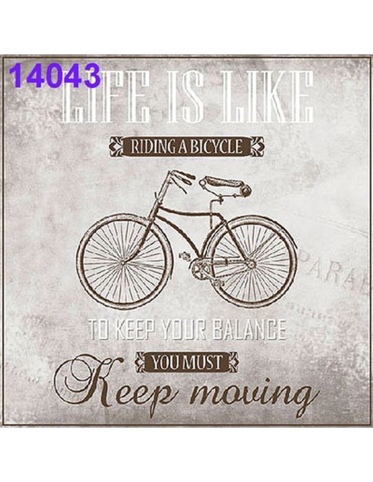 Servilletas Decoupage Bicicleta Ambiente: estilo vintage, romanticismo y encanto rústico para tu arte. 🚲