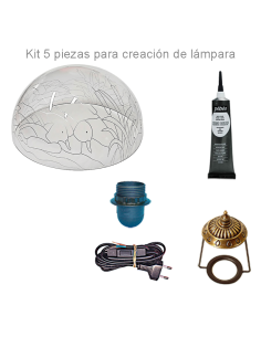 Comprar Kit Lámpara Tiffany Patos 30cm | Gilart  Manualidades
