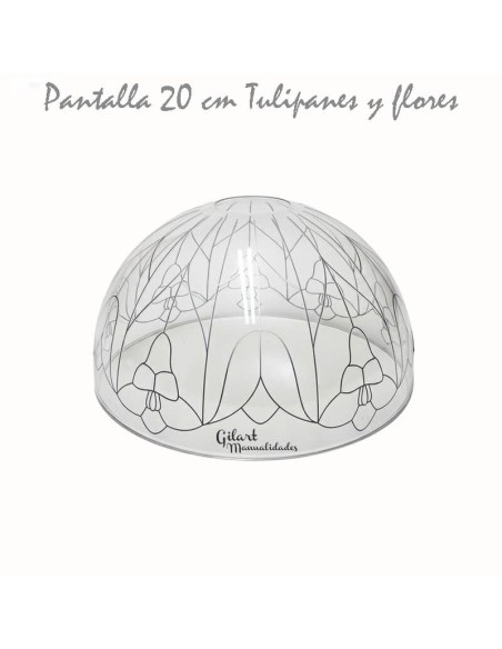 El encanto de los tulipanes te espera. Empieza tu vitral Tiffany DIY con este diseño floral.