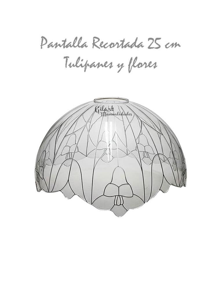 Crea tu propio vitral: la base de metacrilato lista para pintar con tus colores favoritos.