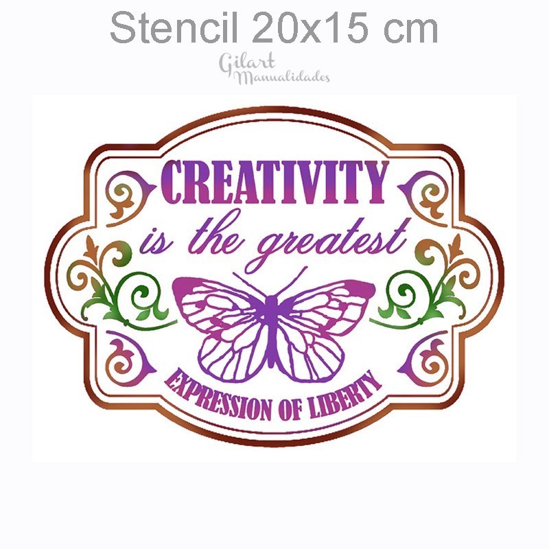 Stencil plantillas Stamperia KSD294 Creativity