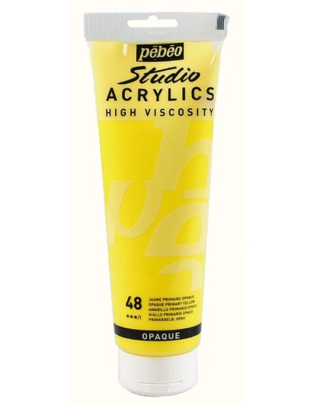 Llena de luz y calidez tus obras con la intensidad del Amarillo 48 de Pebeo Studio.