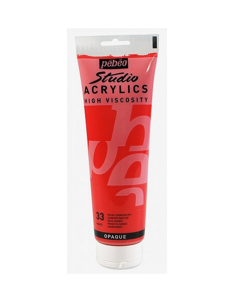 Expresa pasión y energía en cada trazo con el Rojo 33 de Pebeo Studio.