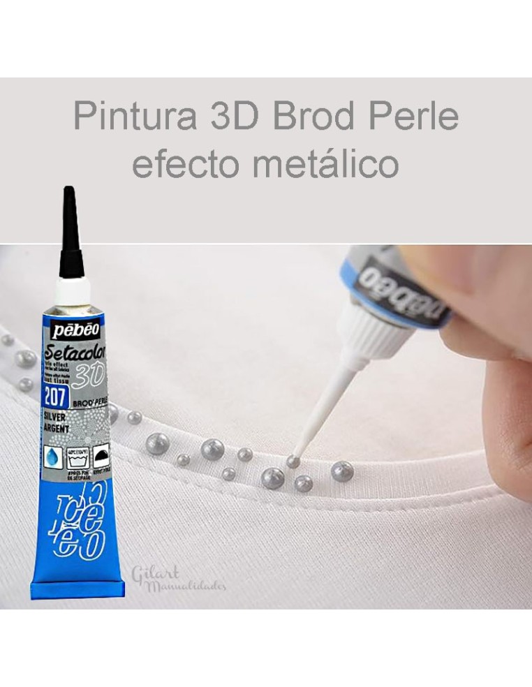 Aprende a crear perlas 3D con Pebeo Brod'Perle | Guía de aplicación en manualidades textiles.