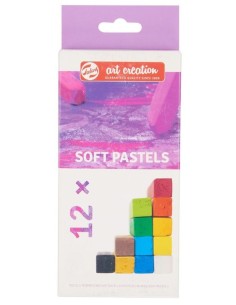 Caja de 12 pasteles suaves Talens Art Creation para dibujo artístico.