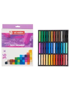 Detalle de las 36 barras de colores del set Talens Art Creation.