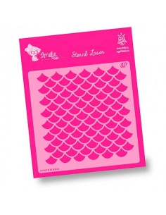 Crea fondos de escamas elegantes y texturas modernas en tus proyectos con esta plantilla de Amelie