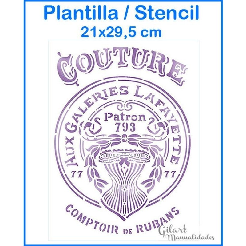 Stencil plantillas 21x29