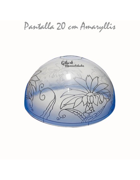 Manualidades: Pantalla Tiffany. DIY Metacrilato 20 cm - Amaryllis.