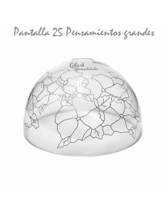 Manualidades: Pantalla Tiffany. DIY Metacrilato 25 cm - Pensamientos grandes