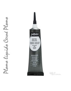 Cerne Relief pasta relieve imitación plomo, acabado en color negro para tus manualidades.