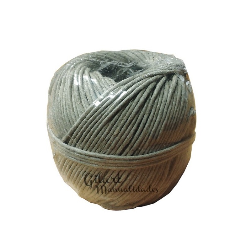 Cuerda de cáñamo fina 100% natural ovillo 1.7 mm