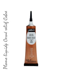 Cerne Relief pasta relieve imitación plomo, acabado en color cobre para tus manualidades.