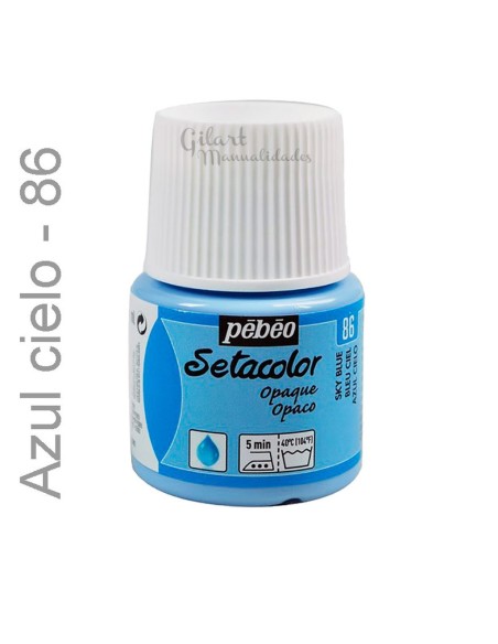 La energía del color Azul cielo 86 de Setacolor aporta frescura y vitalidad a tus creaciones.