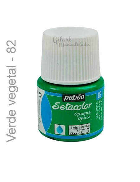 La energía del color Verde vegetal 82 de Setacolor aporta frescura y vitalidad a tus creaciones.