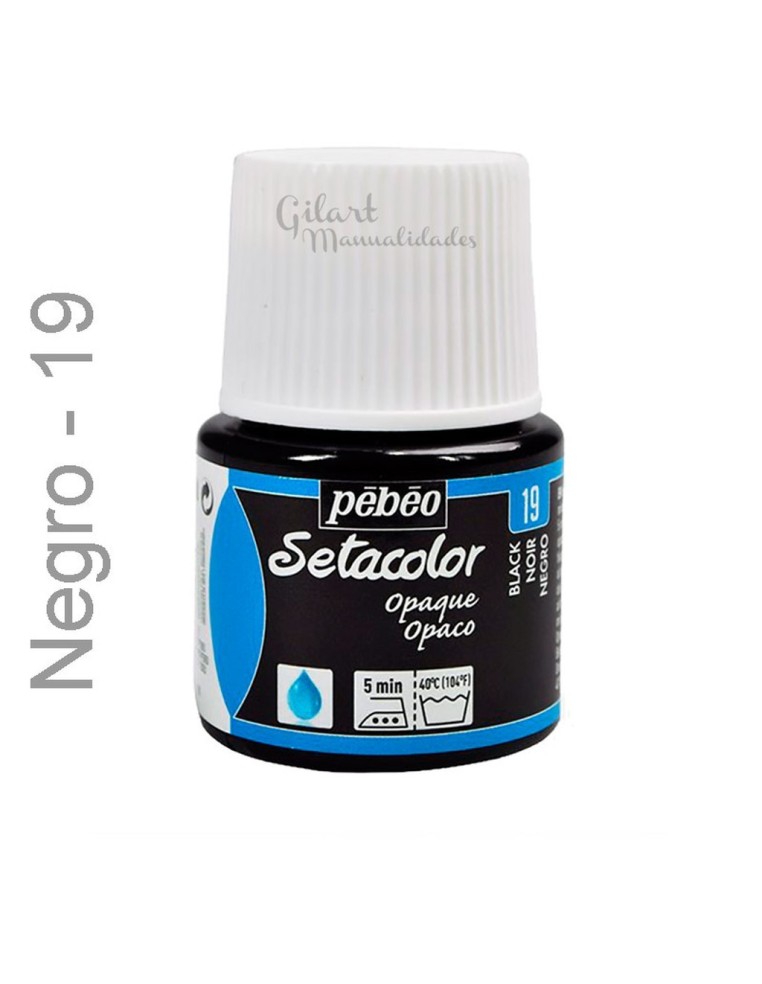 La energía del color Negro 19 de Setacolor aporta frescura y vitalidad a tus creaciones.