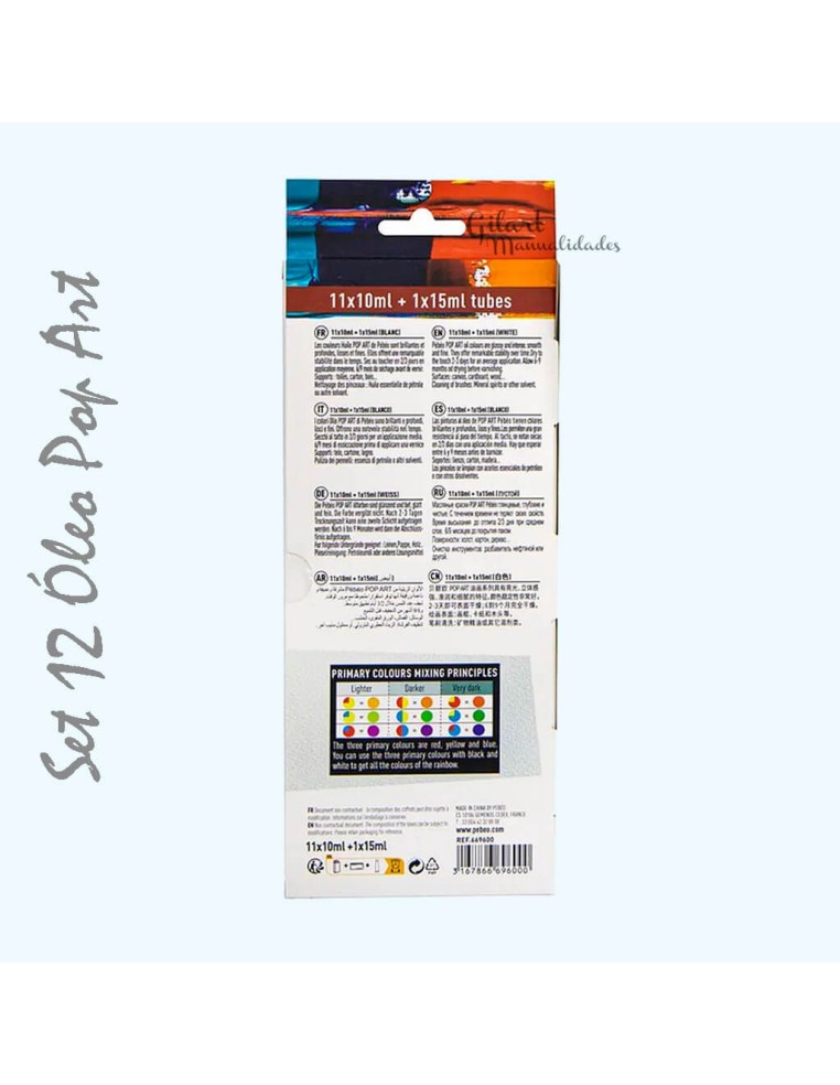 Información técnica y garantía de calidad Pebeo para tus proyectos artísticos.