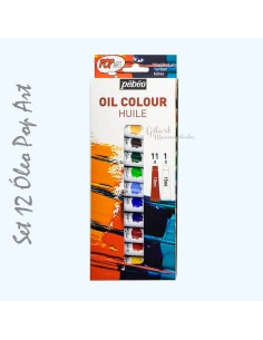 Óleo Pebeo Pop Art de 12 tubos para dar tus primeros pasos en el mundo del arte.