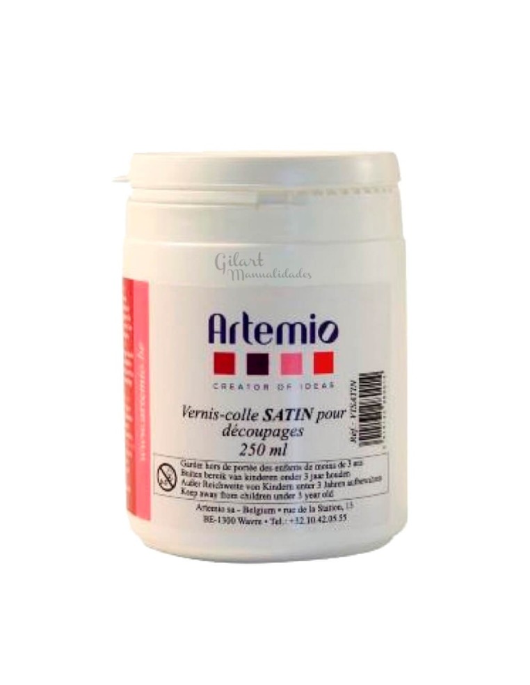 Barniz y pegamento 2 en 1 Artemio de 250 ml con acabado satinado para decoupage y servilletas