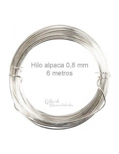 Hilo de alpaca de 0,8 mm: la base perfecta y resistente para tus joyas de autor.