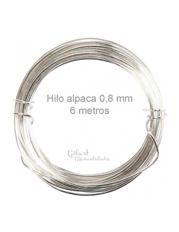 Hilo de alpaca de 0,8 mm: la base perfecta y resistente para tus joyas de autor.