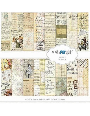 Papers For You Scrap 30×30 bloc 12 h – The Old School