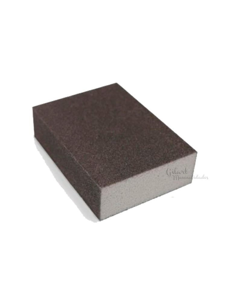 Taco lija de esponja grano medio profesional para el lijado de multisuperficies.