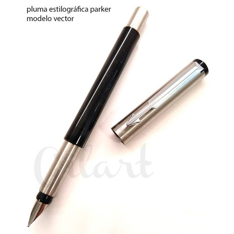 Pluma estilográfica Parker vector standard negra