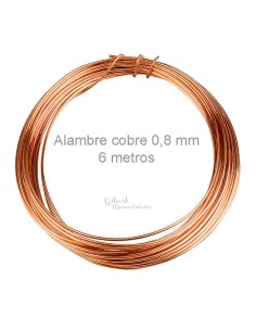 Hilo de cobre 0,8 mm: la fuerza de un latido con carácter para tus joyas. Crea con él.