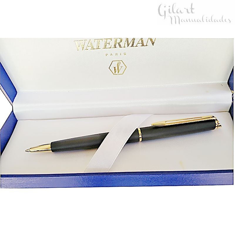 Bolígrafo waterman hemisphere laca negro mate