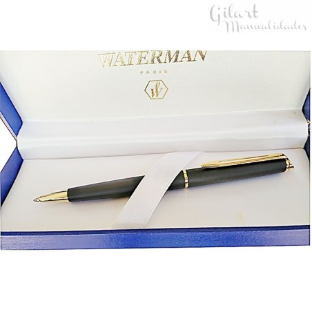 Bolígrafo waterman hemisphere laca negro mate
