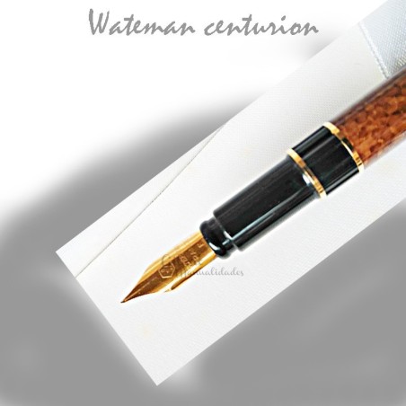 Comprar Pluma estilográfica waterman centurión laca marrón | Gilart