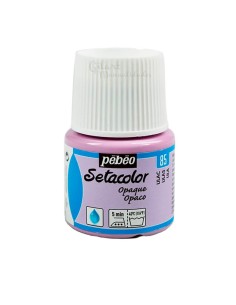 Bote de pintura Setacolor Opaco lila 85 de Pébéo para decorar todo tipo de telas oscuras o claras en Gilart.