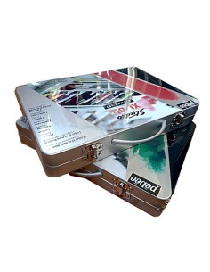 Maletín de óleo Pebeo Studio XL con 17 tubos para artistas y aficionados.