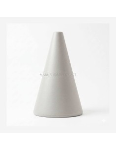 Cono porexpan alta densidad Gilart 90x200mm para manualidades y decoración de eventos o escaparates