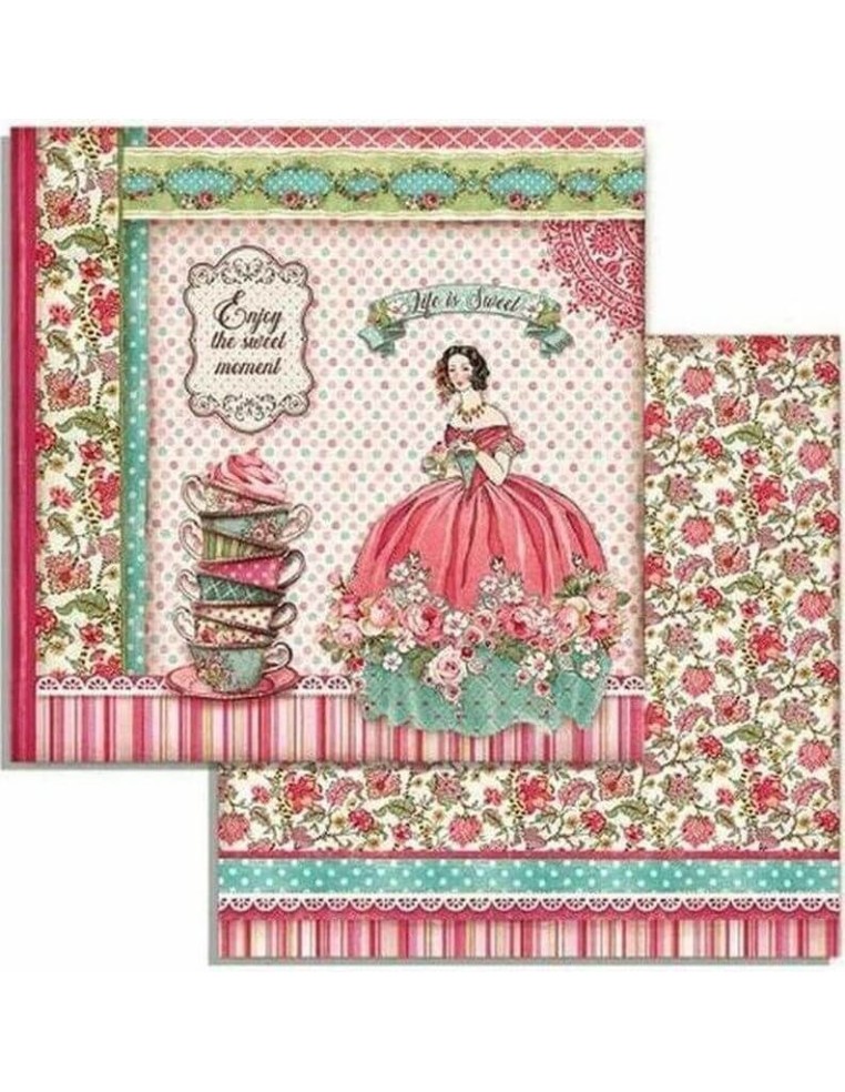 Comprar Papel Scrapbooking Stamperia bloc 10 hojas - SBBL78 | Gilart