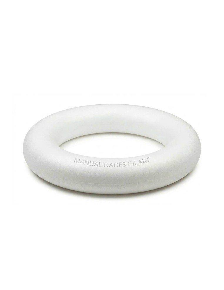 Aro de poliestireno de alta densidad 180 mm con superficie lisa profesional.