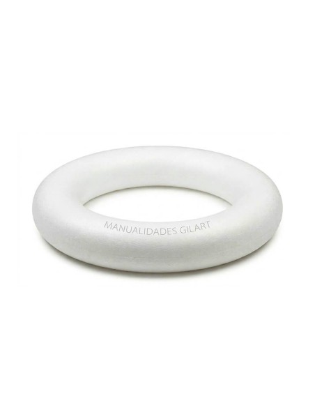 Aro de poliestireno de alta densidad 180 mm con superficie lisa profesional.