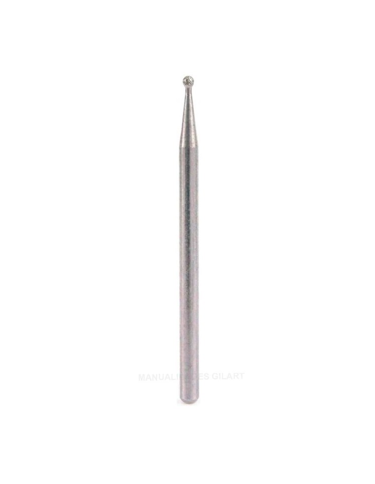 Detalle de la punta de diamante de 1.0 mm, ideal para grabados de alta precisión en superficies duras.